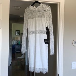 Lulus white dress - never worn (S)